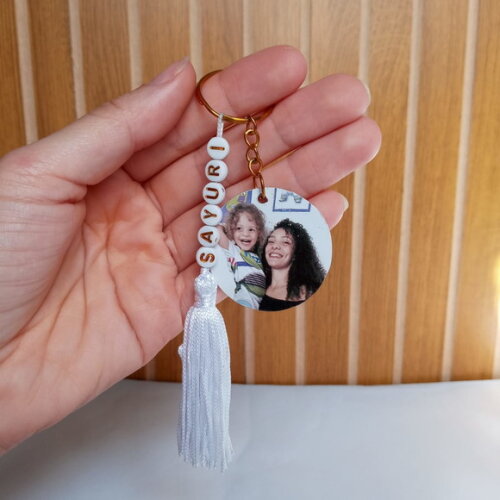Chaveiro Personalizado com Nome e Foto + Caixa Presenteável