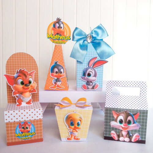 Kit Festa 30 Itens Baby Looney Tunes