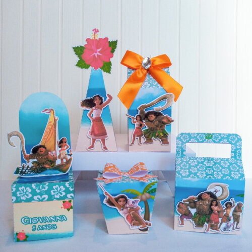 Kit Festa 30 Itens Moana