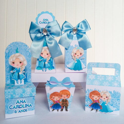 Kit Festa 40 Itens Frozen