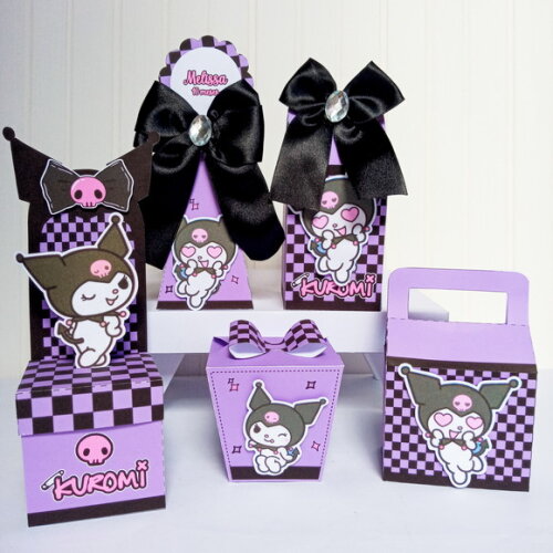 Kit Festa 50 Itens Kuromi