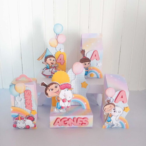 Personalizados Agnes Meu Malvado Favorito - 50 Itens