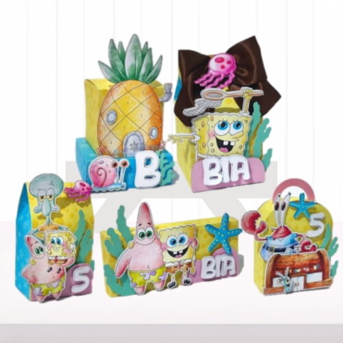 Personalizados Bob Esponja - 20 Itens