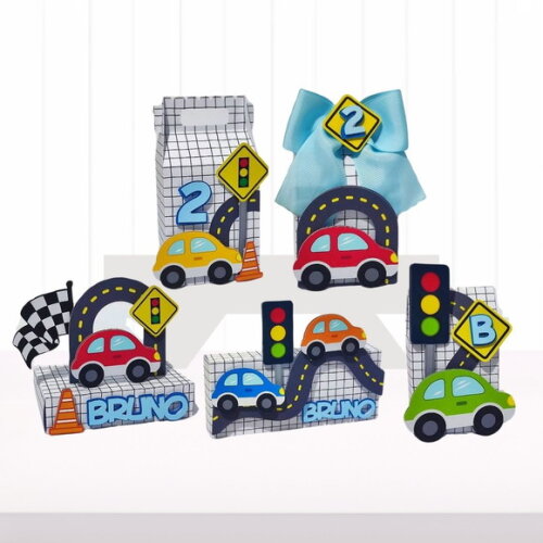 Personalizados Carrinhos - 40 Itens