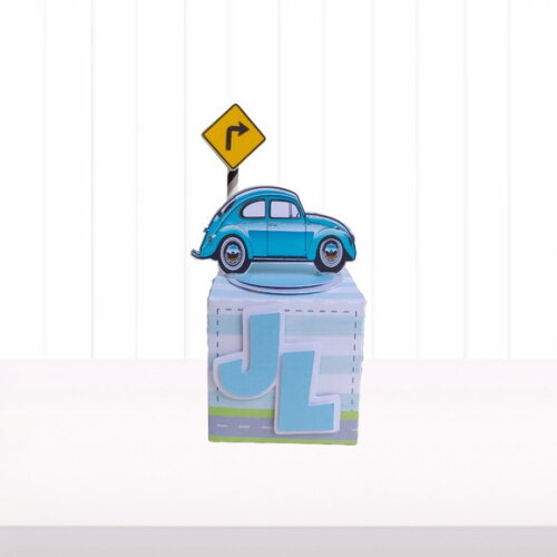 Personalizados Fusca Azul - 20 Itens