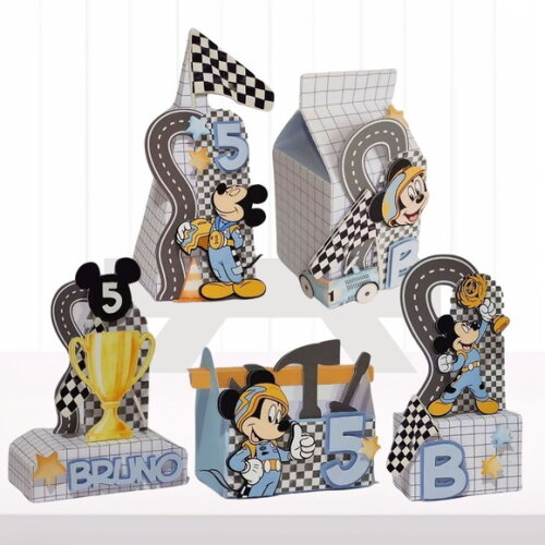 Personalizados Mickey Piloto - 40 Itens