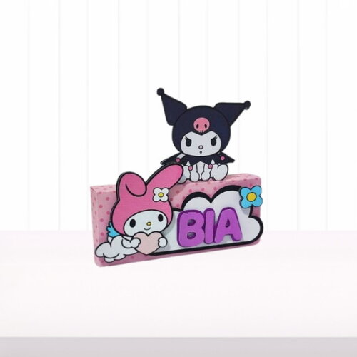 Personalizados My Melody e Kuromi - 20 Itens