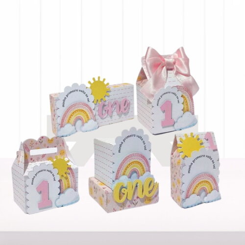 Personalizados Primeira Volta ao Sol - 40 Itens