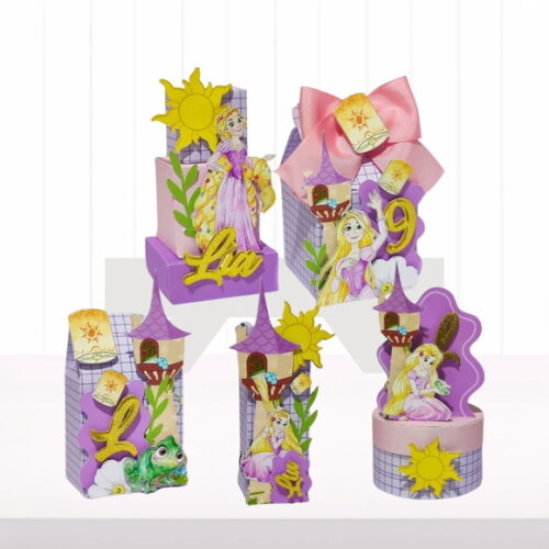 Personalizados Rapunzel Enrolados - 30 Itens
