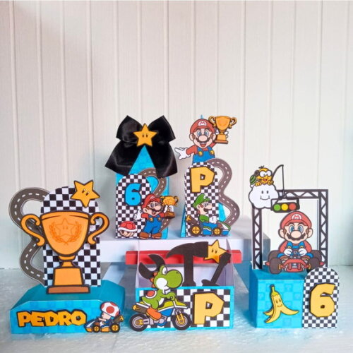 Personalizados Super Mario Kart - 50 Itens