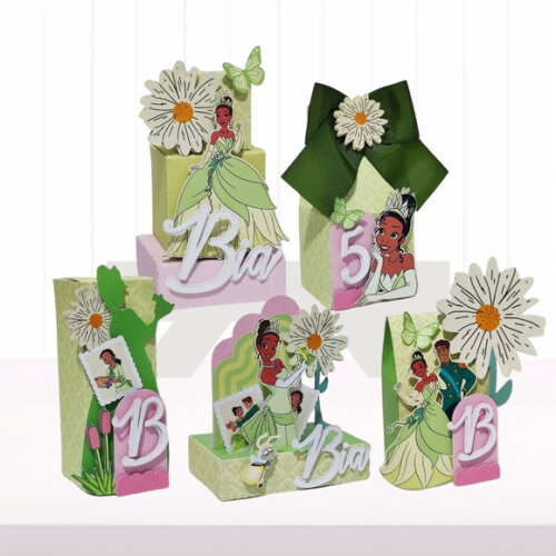 Personalizados Tiana a Princesa e o Sapo - 50 Itens