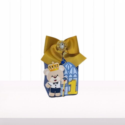 Personalizados Ursinho Realeza - 50 Itens