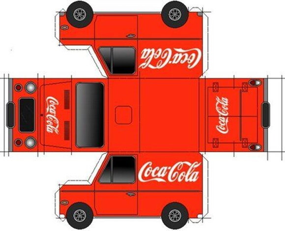 ARQUIVO CORTE KIT SILHOUETTE CARRINHOS COCA COLA LUXO