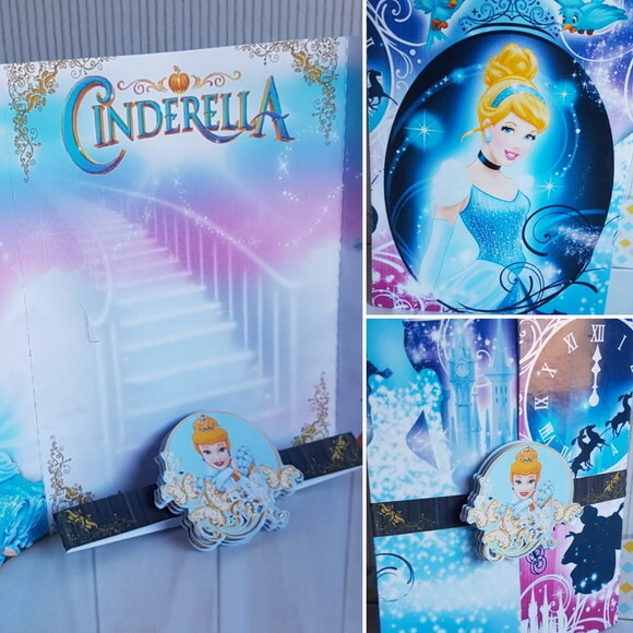 ARQUIVO CORTE KIT SILHOUETTE CINDERELLA LUXO 2019