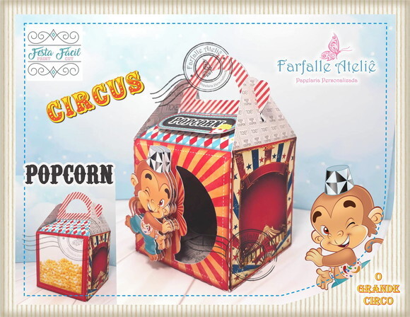 ARQUIVO CORTE KIT SILHOUETTE CIRCO LUXO