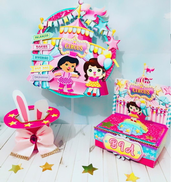 ARQUIVO CORTE KIT SILHOUETTE CIRCO LUXO 2019