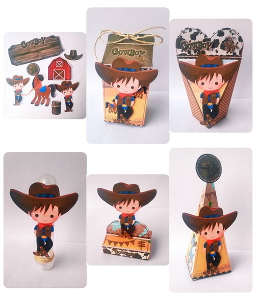 Arquivo Corte Kit Silhouette Cowboy