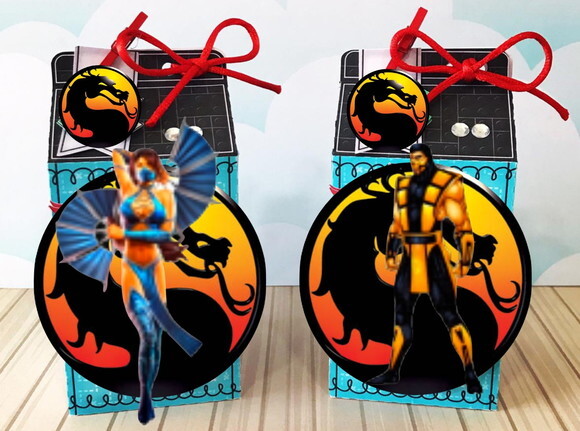 ARQUIVO CORTE KIT SILHOUETTE FESTA GAMER MORTAL KOMBAT