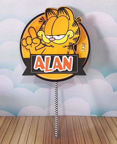 ARQUIVO CORTE KIT SILHOUETTE GATO GARFIELD LUXO