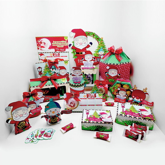 Arquivo Corte Kit Silhouette Natal Luxo
