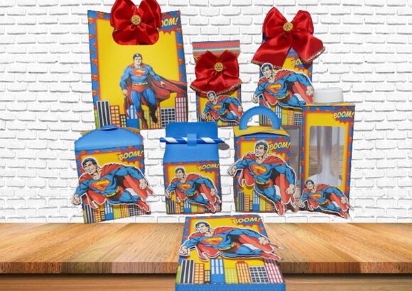 ARQUIVO CORTE KIT SILHOUETTE SUPER HOMEM LUXO
