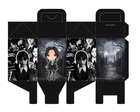 Arquivo Corte Kit Silhouette Wandinha Luxo