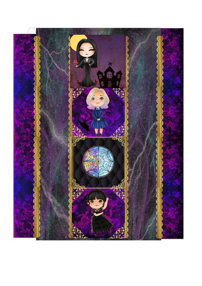 Arquivo Corte Kit Silhouette Wandinha Luxo