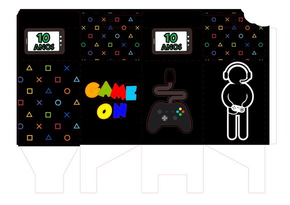 Arquivo de Corte Silhouete Video Game Luxo