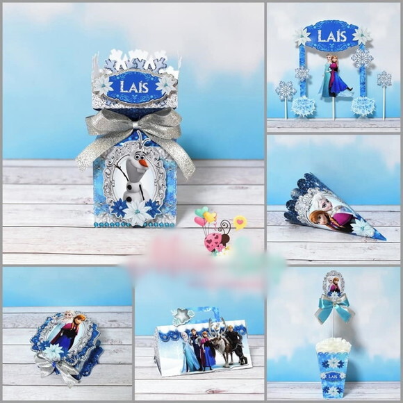 ARQUIVO DE CORTE SILHOUETTE FROZEN LUXO