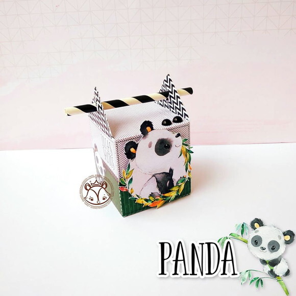 ARQUIVO DE CORTE SILHOUETTE PANDA VERDE LUXO