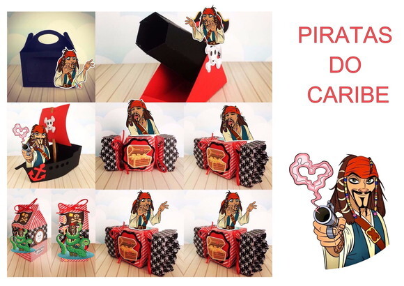 Arquivo de Corte Silhouette Piratas do Caribe Luxo