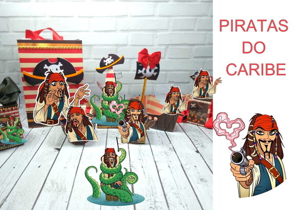 Arquivo de Corte Silhouette Piratas do Caribe Luxo