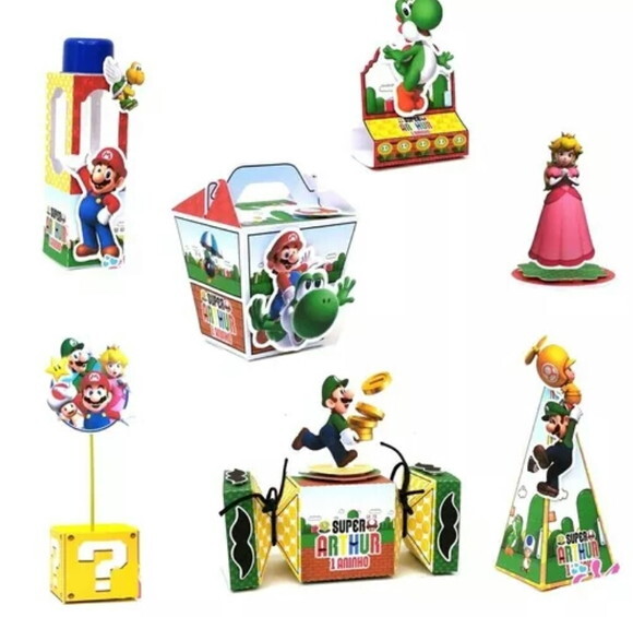 ARQUIVO DE CORTE SILHOUETTE SUPER MARIO LUXO