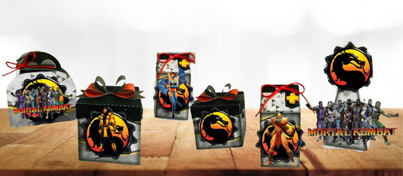 ARQUIVO MÁQUINA SILHOUETTE FESTA GAMER MORTAL KOMBAT