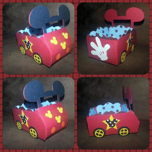 ARQUIVO SILHOUETTE MICKEY VERMELHO CARRINHO LUXO 2018
