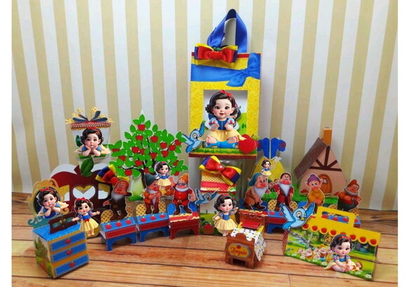 Branca de Neve Baby Arquivo de Corte Studio e pdf