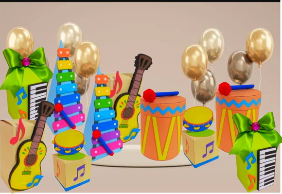 Instrumentos Musicais Arquivo Digital de Corte Studio e pdf