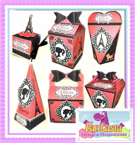 KIT DIGITAL ARQUIVO DE CORTE SILHOUETTE BARBIE PARIS
