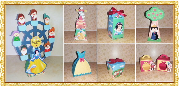 KIT DIGITAL ARQUIVO DE CORTE SILHOUETTE BRANCA DE NEVE