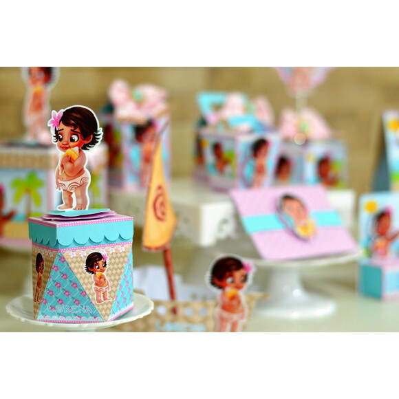 KIT DIGITAL ARQUIVO DE CORTE SILHOUETTE MOANA BABY LUXO