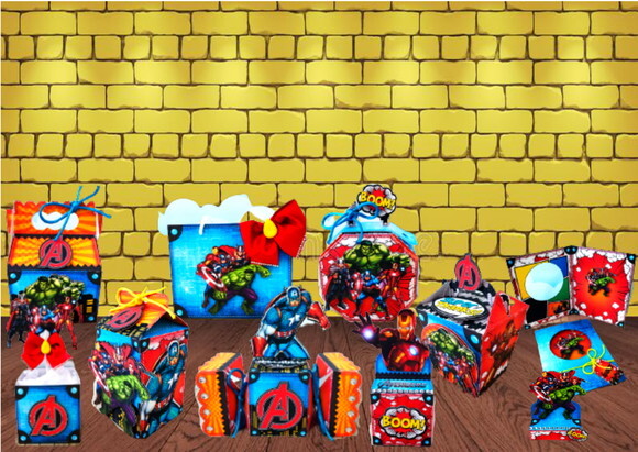 Kit Digital Arquivo de Corte Silhouette Vingadores Luxo