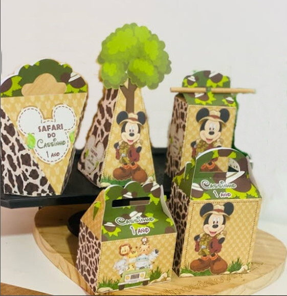 Mickey Safari Arquivo Digital de Corte Studio