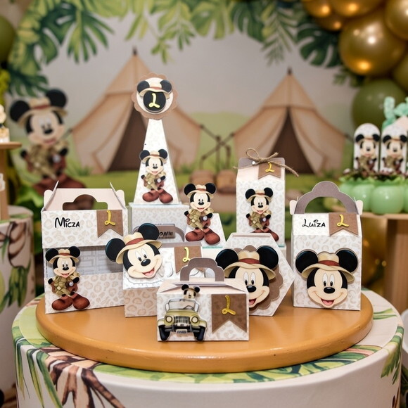Mickey Safari Arquivo de Corte Studio e pdf