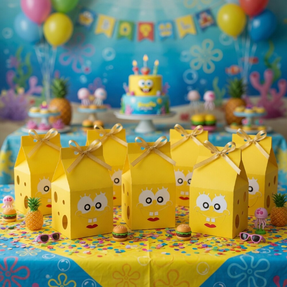 BOB ESPONJA CAIXA MILK Arquivo de Corte Studio