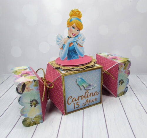 ARQUIVO CORTE KIT SILHOUETTE CINDERELLA LUXO 2019