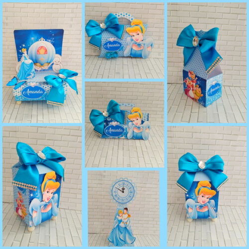 ARQUIVO CORTE KIT SILHOUETTE CINDERELLA LUXO 2019