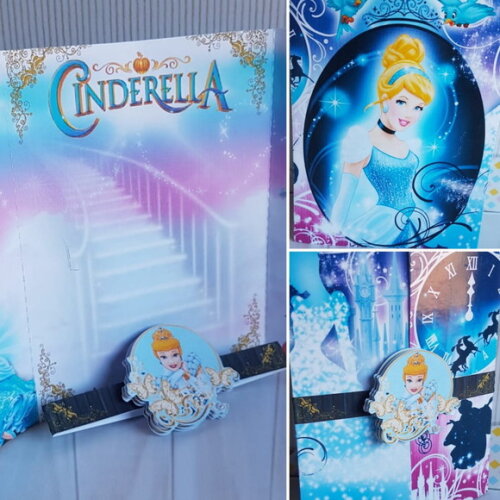 ARQUIVO CORTE KIT SILHOUETTE CINDERELLA LUXO 2019