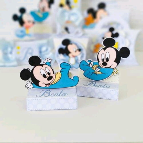 ARQUIVO CORTE KIT SILHOUETTE MICKEY BABY LUXO