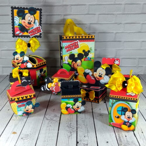 ARQUIVO CORTE KIT SILHOUETTE MICKEY LUXO