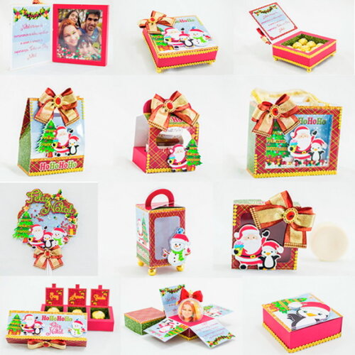 Arquivo Corte Kit Silhouette Natal Luxo